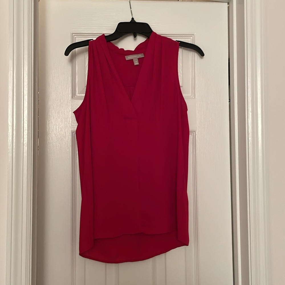 Banana Republic Cherry Red Blouse XS